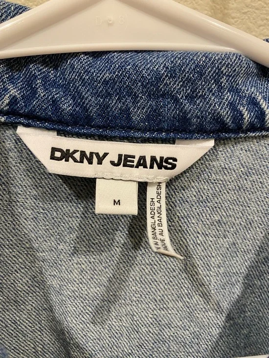 DKNY Light Blue Denim Jean Dress - Picture 4 of 5